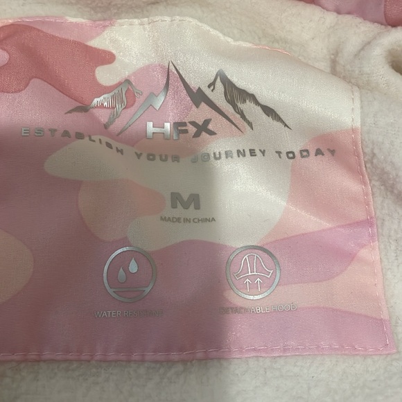 HFX GIRL PINK CAMO COAT SIZE M - Picture 4 of 7